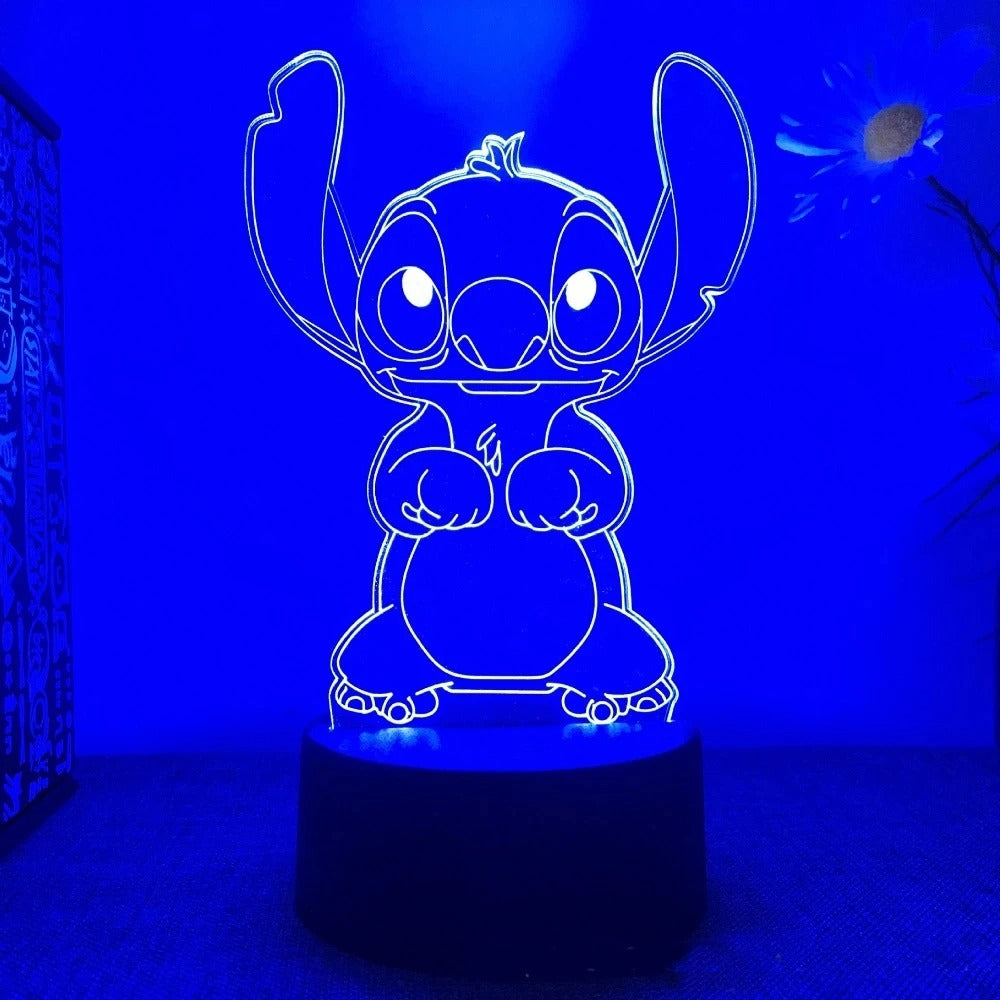 Stitch 3D LED night light